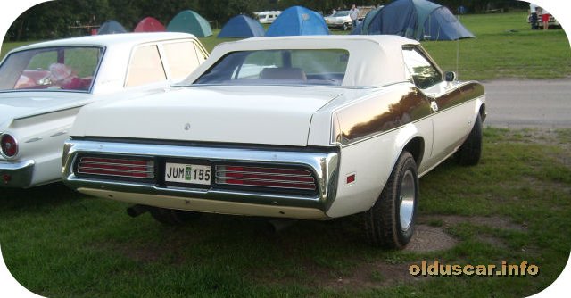 1971 Mercury Cougar Convertible Coupe back